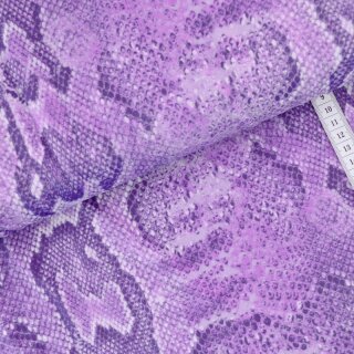 Sale Polyesterjersey Schlangenhaut violett