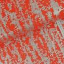 Sale Twillgewirke Metallicfolie orangerot
