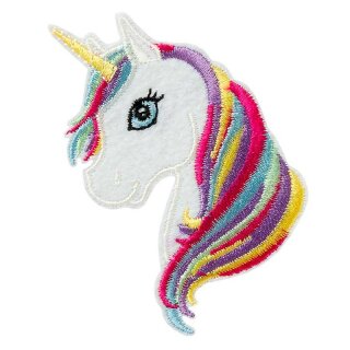 Applikation Einhorn Kopf