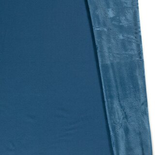 Alpenfleece uni petrol