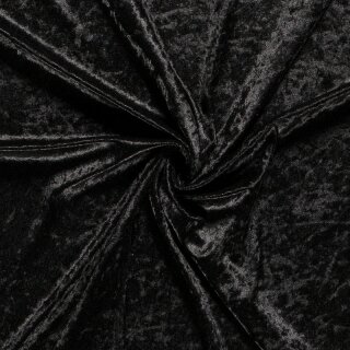 Pannesamt schwarz