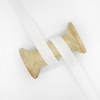 Samtband/ weiß 5 mm
