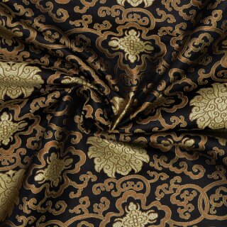 China - Jacquard Peking schwarz