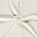 Strick plissiert creme