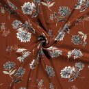 Sale Viskosedruck Herbstblumen