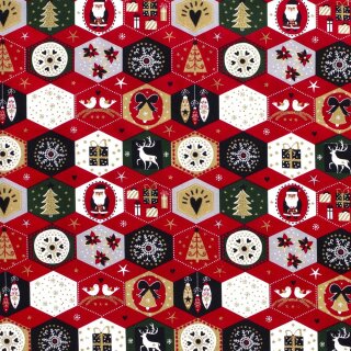 Weihnachts - Stoff Christmas