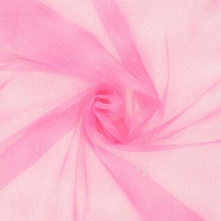 Glitzertüll pink