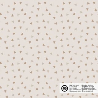 Kinderjersey Dreiecke beige