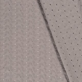Baumwolle mit Lochstickerei taupe