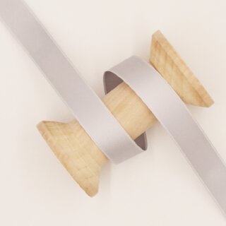 Satinband/silber/ 16 mm