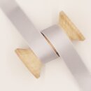 Satinband/ silber/ 25 mm