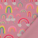 Softshell Regenbogen rosa