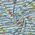 French Terry  Gestreiftes Leben blau