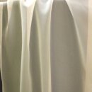 Voile - Stoff uni creme