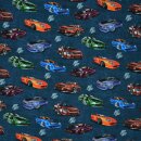 Kinderjersey Autos dunkelblau