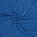 Baumwolljersey Punktförmchen blau