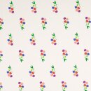 Baumwolljersey Lady Cherry weiß Glitzer