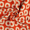 Canvasdruck Op-Art rot