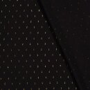 Viskose Popelin Uni mit Lurex schwarz