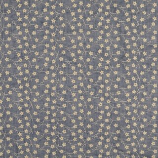 Voile-Stickerei Nala denim
