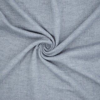 Double Gauze Meliert grau