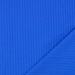 Rippenjersey Premium royalblau