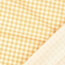 Baumwollnessel Vintage Karo beige