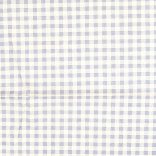 Baumwollnessel Vintage Karo hellblau
