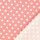 Baumwollnessel Vintage Polka-dots bordeaux