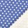 Baumwollnessel Vintage Polka-dots marine