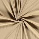 Rippenjersey beige