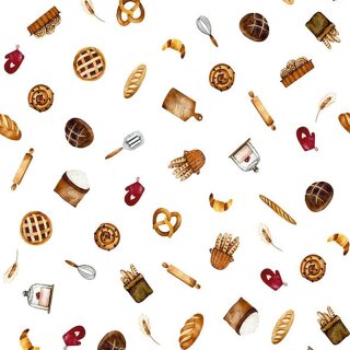 Baumwolldruck Bäckerei