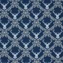 Jacquard Andalo dunkelblau