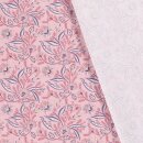 Baumwolldruck Lotusblüten pink