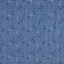 Sale Slub Voile Blümli blau