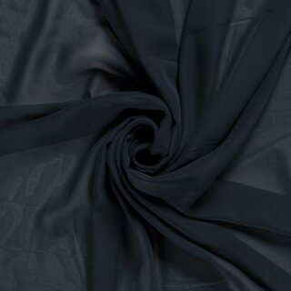 Chiffon - Stoff marine