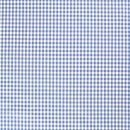 Baumwoll - Stoff Karo mittel jeansblau