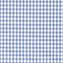Baumwoll - Stoff Karo mittel jeansblau