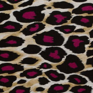 Jersey Polyester-Gemisch Lou fuchsia