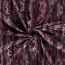 Jersey Polyester-Gemisch Ruby purpule