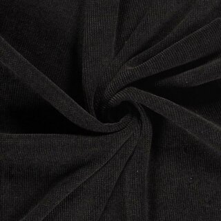 Strickstoff mit Fellabseite Minau schwarz