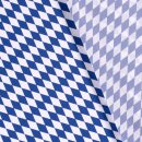 Faschings - Polyesterstoff Raute klein