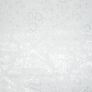 Brokat-Stoff Floral silber