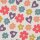 Kinderjersey Polyester-Gemisch Herz, Blumen