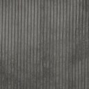 Velours-Deko Cord grau