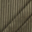 Velours-Deko Cord oliv