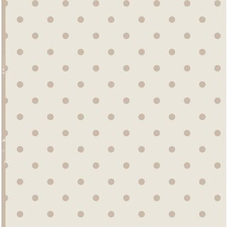 Wachstuch Tupfen creme