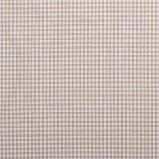 Baumwoll - Stoff Karo midi beige