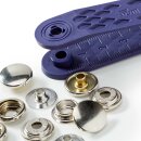 NF-Druckknöpfe/ Sport & Camping/ silber/ 15 mm