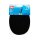 Patches Velourslederimitat/ schwarz